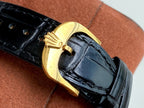 CLASSIC 40MM GOLD CASE LEATHER STRAP