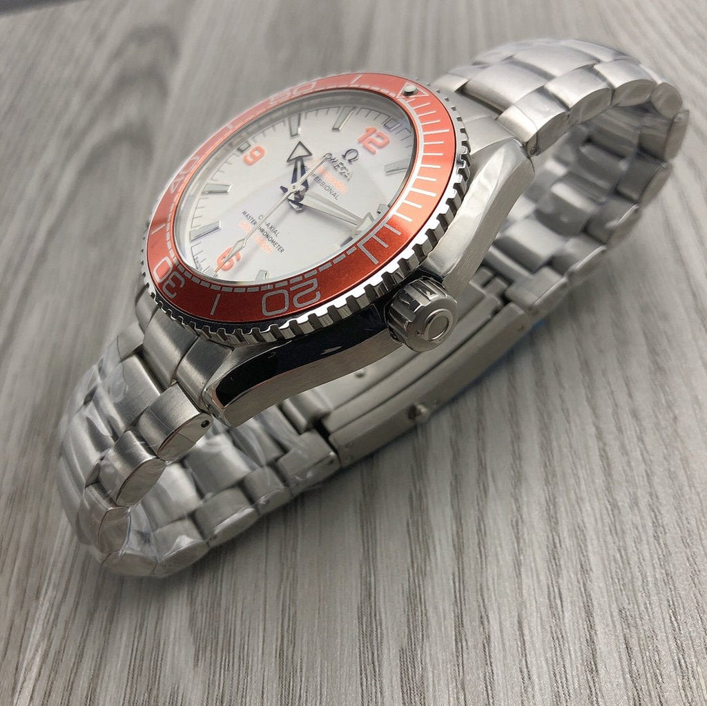 VARELLO CLASSIC OCEAN 600 ORANGE BEZEL WHITE DIAL