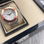 VARELLO CLASSIC OCEAN 600 ORANGE BEZEL WHITE DIAL
