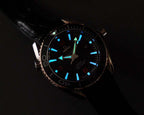 VARELLO CLASSIC OCEAN 600 STEEL BLACK CERAMIC LEATHER