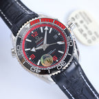 VARELLO CLASSIC OCEAN 600 STEEL CASE BLACK RED BEZEL