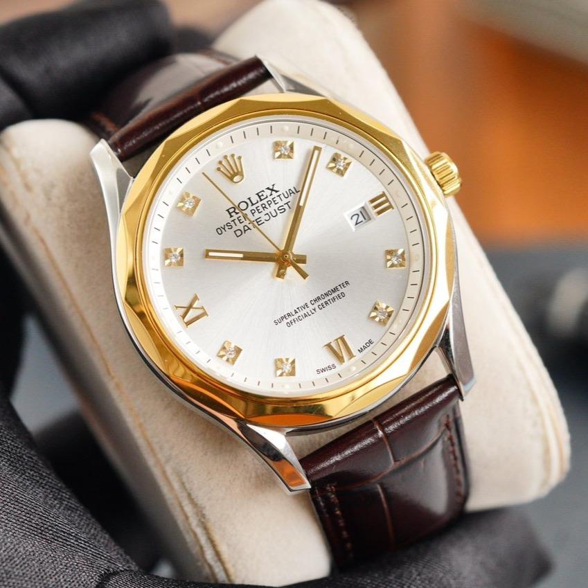 CLASSIC 41MM TWO-TONE DIAMOND NUMERALS