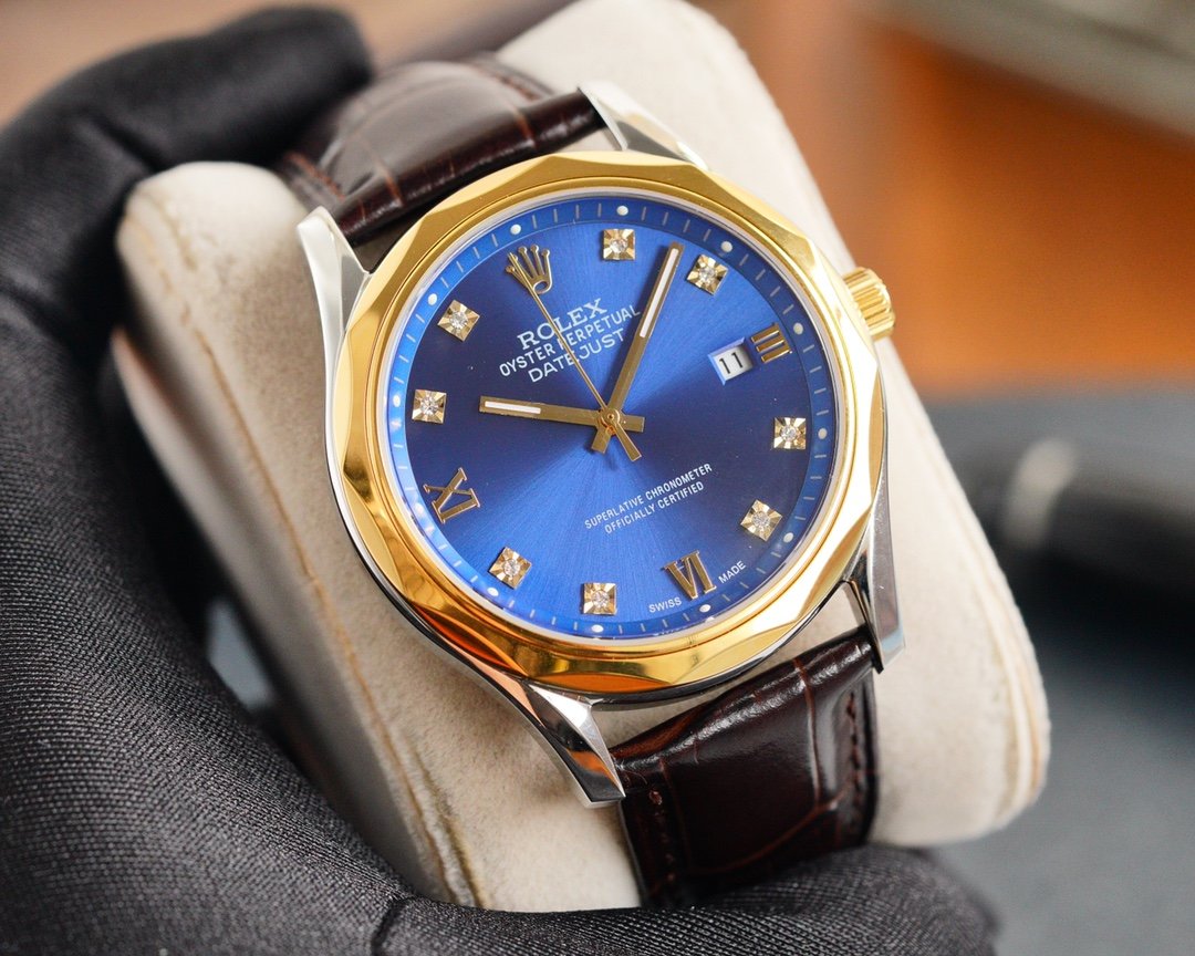 CLASSIC 41MM TWO-TONE DIAMOND NUMERALS