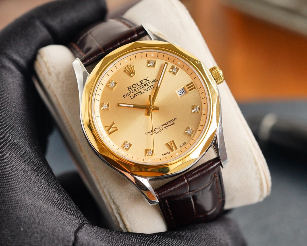 CLASSIC 41MM TWO-TONE DIAMOND NUMERALS