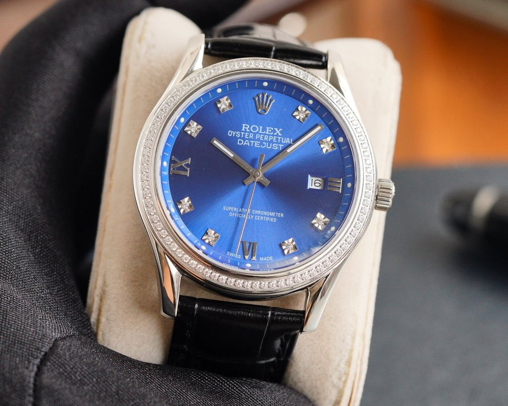 CLASSIC 41MM STEEL CASE DIAMOND NUMERALS