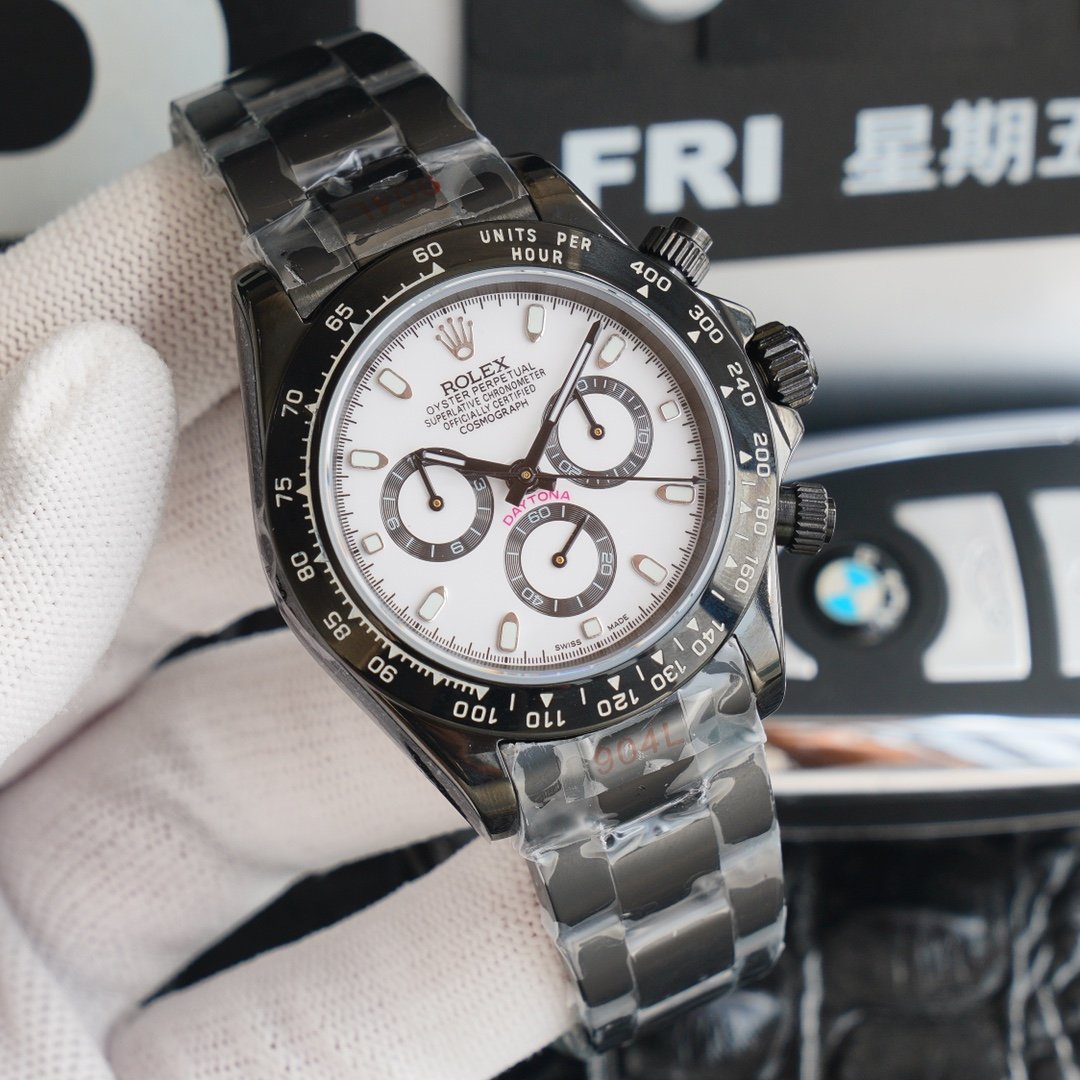 CLASSIC 40MM CUSTOM ALL-BLACK WATCH