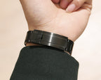 CLASSIC 40MM CUSTOM ALL-BLACK GREEN BEZEL DIVE WATCH