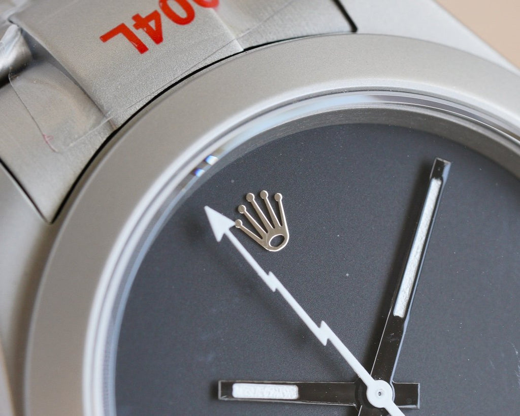 CLASSIC CUSTOM STEEL CASE BLACK DIAL WATCH