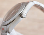 CLASSIC CUSTOM STEEL CASE BLACK DIAL WATCH