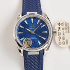 VARELLO CLASSIC TERRA 41MM STEEL CASE RUBBER STRAP
