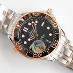 VARELLO CLASSIC DIVER 300M CO-AXIAL 42MM ROSE GOLD BLACK CERAMIC