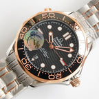 VARELLO CLASSIC DIVER 300M CO-AXIAL 42MM ROSE GOLD BLACK CERAMIC