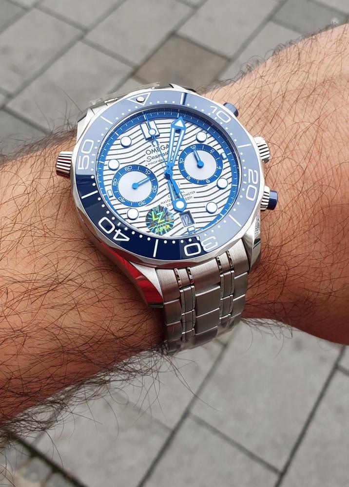 VARELLO CLASSIC DIVER 300M CHRONOGRAPH BLUE CERAMIC GREY DIAL