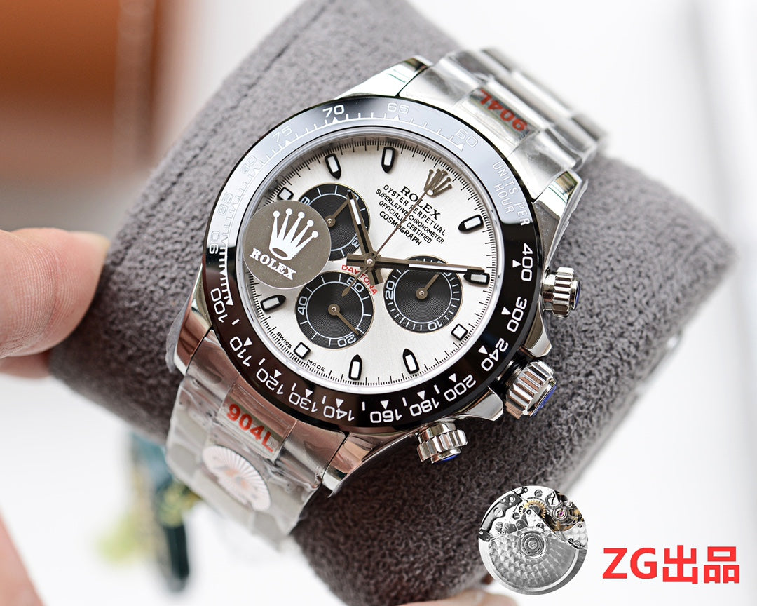 CLASSIC 40MM BLACK CERAMIC PANDA DIAL