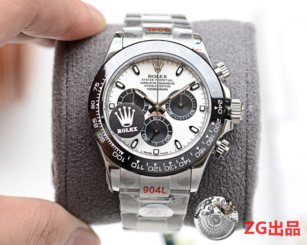 CLASSIC 40MM BLACK CERAMIC PANDA DIAL