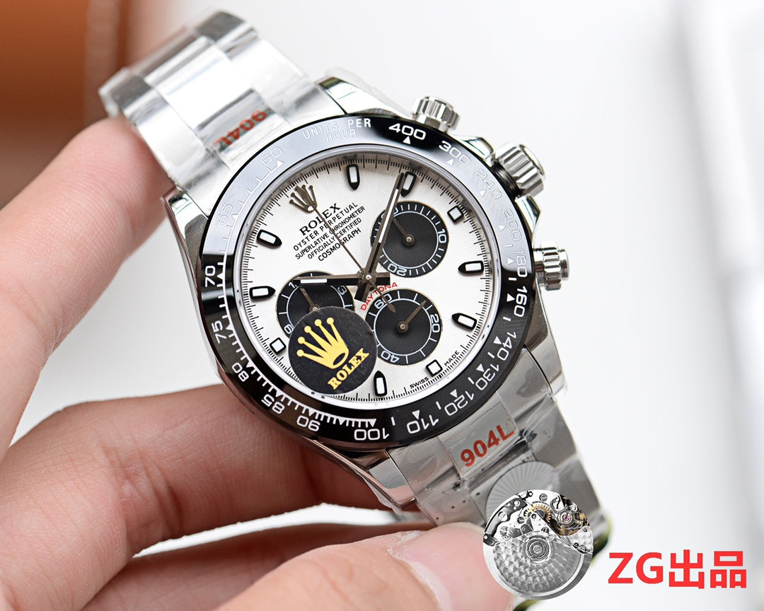 CLASSIC 40MM BLACK CERAMIC PANDA DIAL