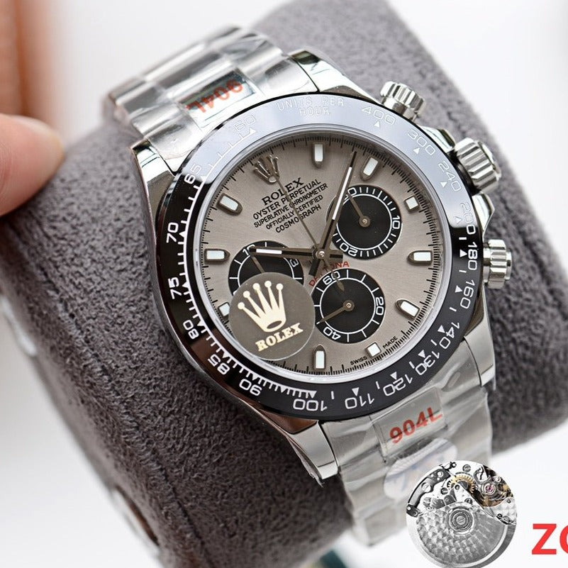 CLASSIC 40MM BLACK CERAMIC GREY DIAL