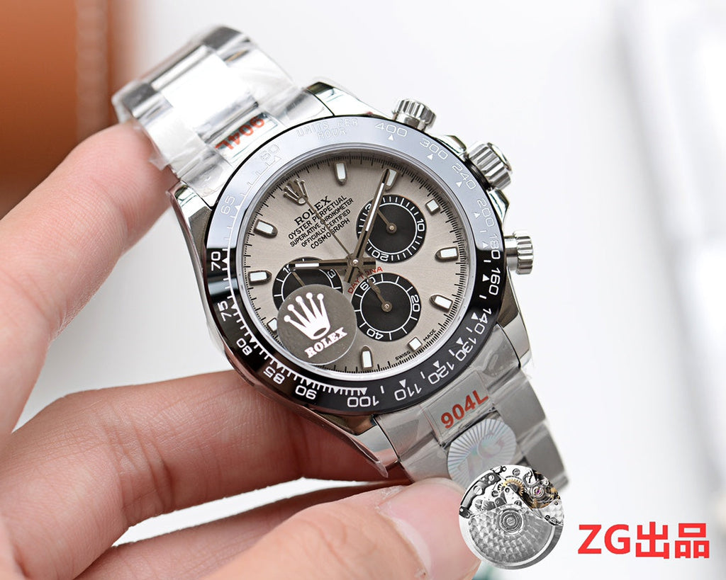 CLASSIC 40MM BLACK CERAMIC GREY DIAL