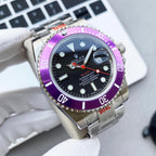 CLASSIC 40MM CUSTOM PURPLE BEZEL BLACK DIAL