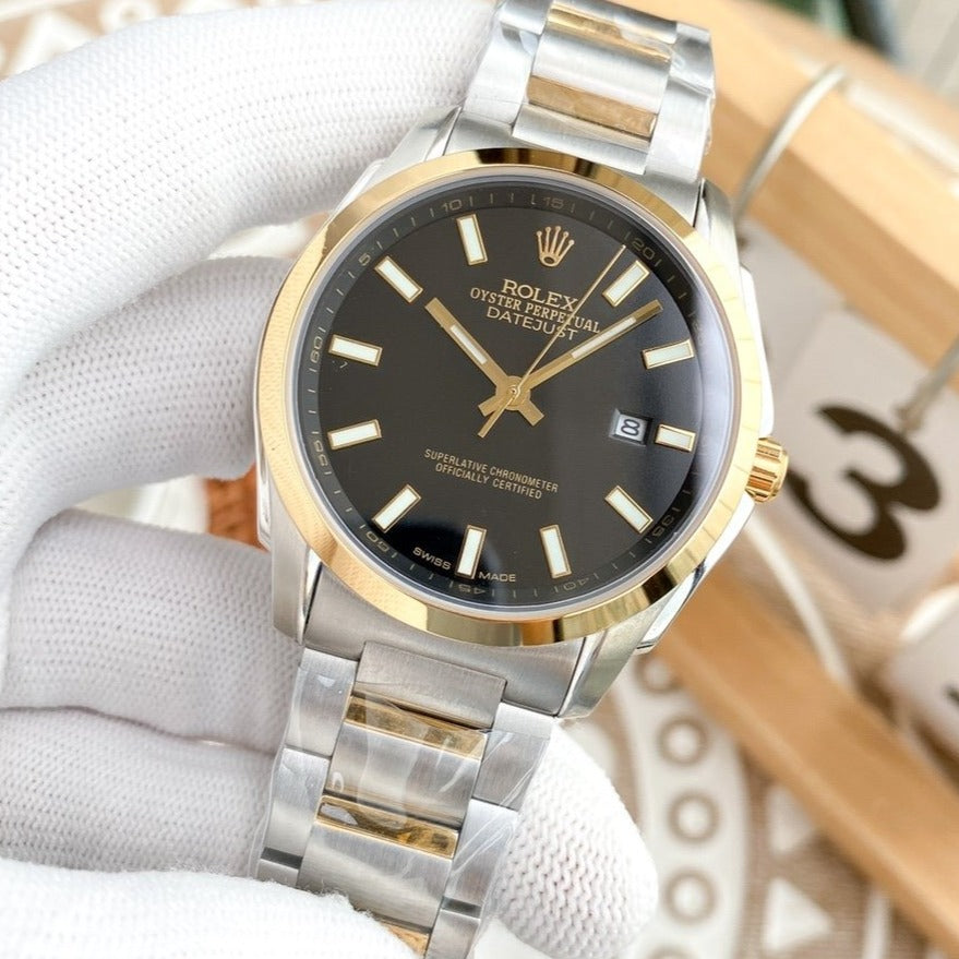 CLASSIC 40MM SMOOTH BEZEL GOLD STEEL