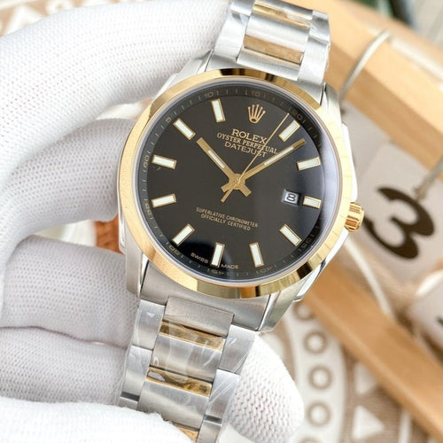CLASSIC 40MM SMOOTH BEZEL GOLD STEEL