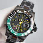 CLASSIC GMT DUAL-TONE GREEN & BLACK BEZEL WATCH