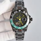 CLASSIC GMT DUAL-TONE GREEN & BLACK BEZEL WATCH