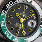 CLASSIC GMT DUAL-TONE GREEN & BLACK BEZEL WATCH