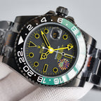 CLASSIC GMT DUAL-TONE GREEN & BLACK BEZEL WATCH