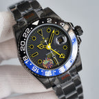 CLASSIC GMT DUAL-TONE GREEN & BLACK BEZEL WATCH
