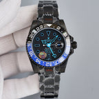 CLASSIC GMT DUAL-TONE GREEN & BLACK BEZEL WATCH
