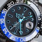 CLASSIC GMT DUAL-TONE GREEN & BLACK BEZEL WATCH