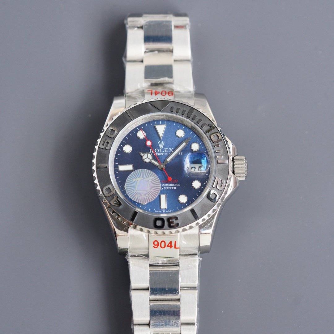 CLASSIC 40MM CERAMIC BEZEL BLUE DIAL WATCH