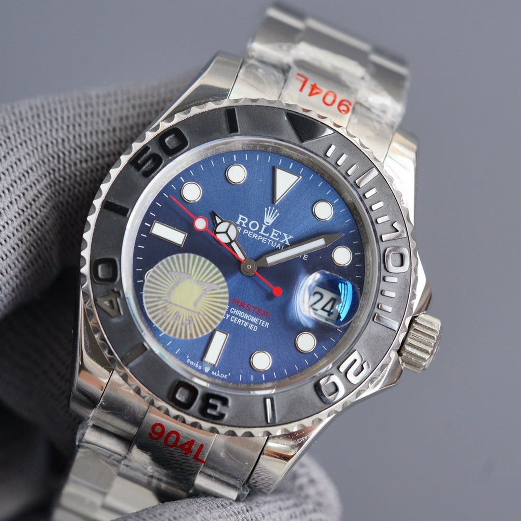 CLASSIC 40MM CERAMIC BEZEL BLUE DIAL WATCH
