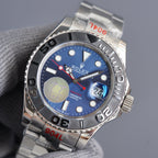 CLASSIC 40MM CERAMIC BEZEL BLUE DIAL WATCH