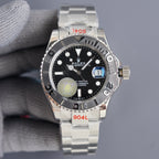 CLASSIC 40MM CERAMIC BEZEL BLACK DIAL WATCH