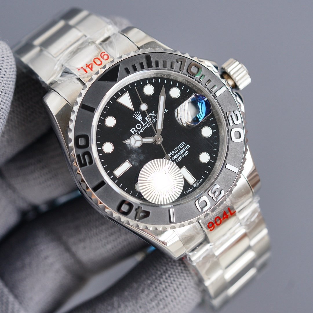 CLASSIC 40MM CERAMIC BEZEL BLACK DIAL WATCH