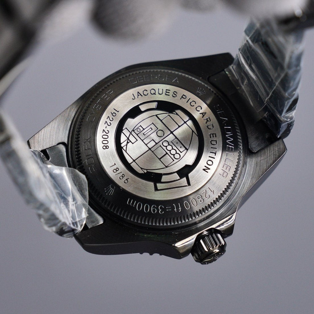 CLASSIC 44MM CUSTOM ALL-BLACK DEEP BLUE DIAL DIVE WATCH