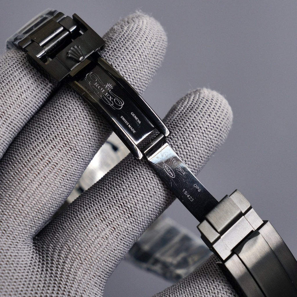CLASSIC 44MM CUSTOM ALL-BLACK DEEP BLUE DIAL DIVE WATCH