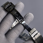 CLASSIC 44MM CUSTOM ALL-BLACK DEEP BLUE DIAL DIVE WATCH