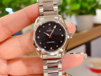 VARELLO CLASSIC  28MM QUARTZ STEEL BLACK DIAL