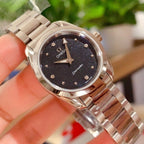 VARELLO CLASSIC  28MM QUARTZ STEEL BLACK DIAL