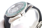 CLASSIC 40MM CUSTOM GREEN BEZEL BLACK BEAR DIAL DIVE WATCH