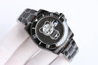 CLASSIC 40MM CUSTOM GREEN BEZEL BLACK BEAR DIAL DIVE WATCH