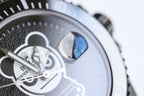 CLASSIC 40MM CUSTOM GREEN BEZEL BLACK BEAR DIAL DIVE WATCH