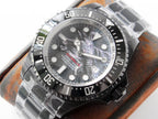 CLASSIC 44MM BLACK CUSTOM BUFFALO DIAL DIVE WATCH