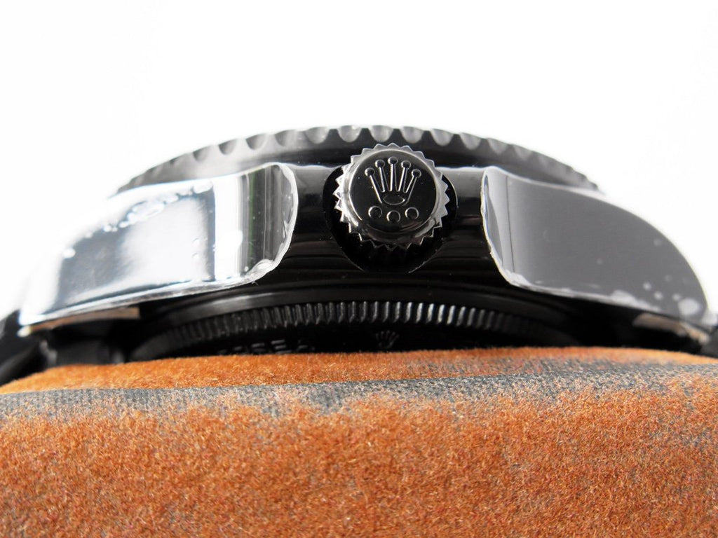 CLASSIC 44MM BLACK CUSTOM BUFFALO DIAL DIVE WATCH