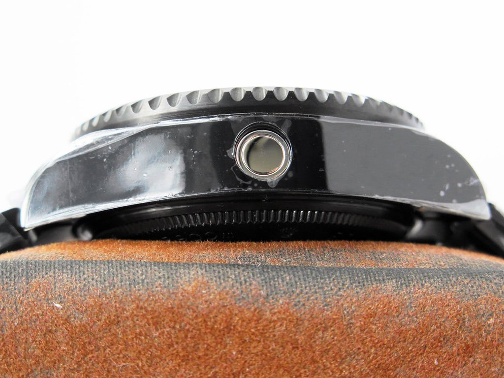 CLASSIC 44MM BLACK CUSTOM BUFFALO DIAL DIVE WATCH