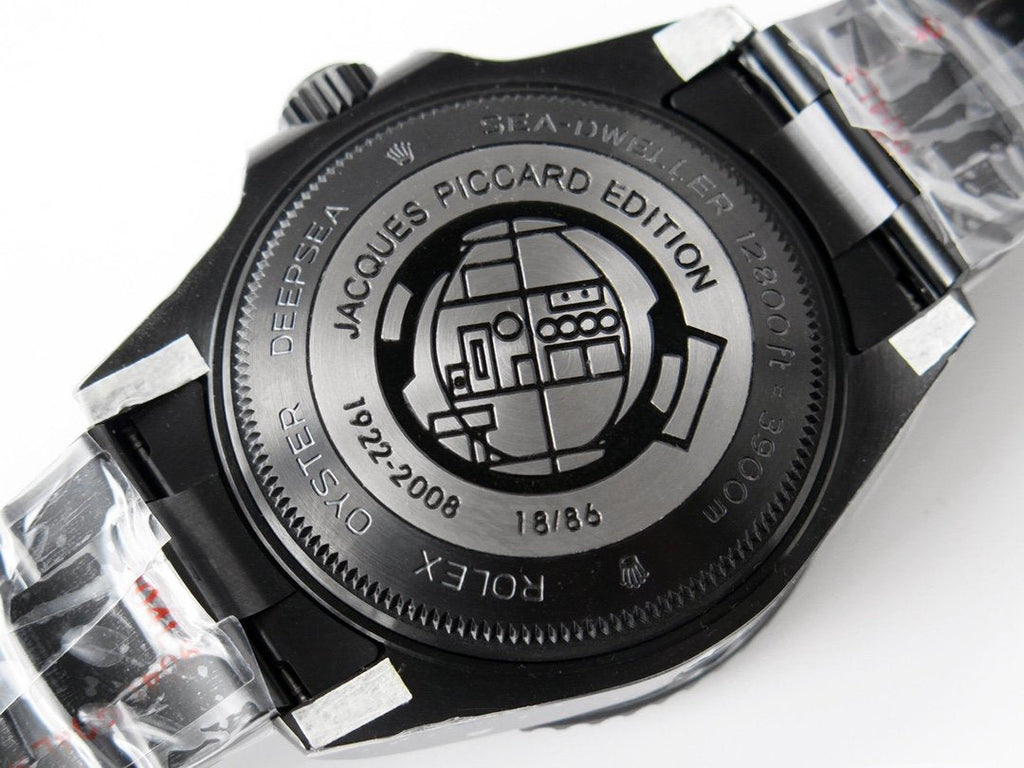 CLASSIC 44MM BLACK CUSTOM BUFFALO DIAL DIVE WATCH