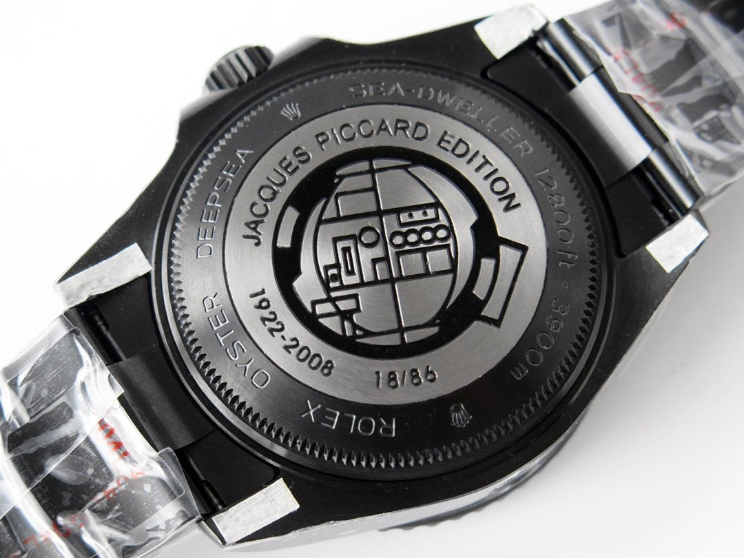 CLASSIC 44MM BLACK CUSTOM BUFFALO DIAL DIVE WATCH